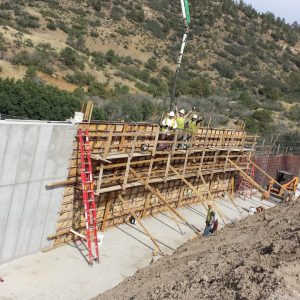 Retaining Wall at UCCS Alpine Village