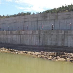 Retaining Wall at UCCS Alpine Village