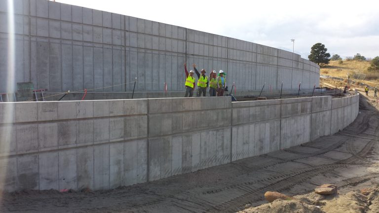 Retaining Wall at UCCS Alpine Village